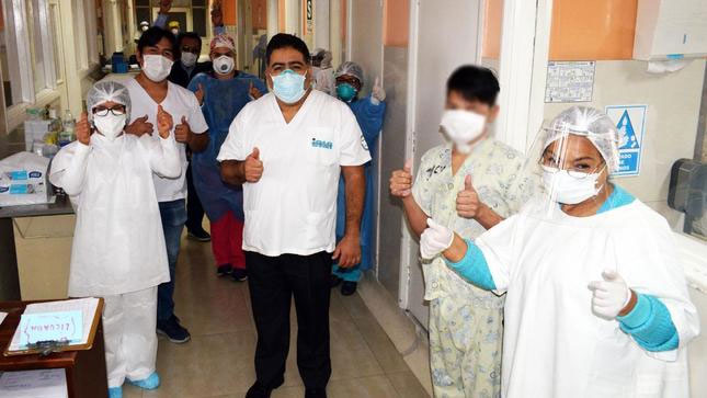 Doctor Raúl Reina Abrigo se recuperó en el Hospital Nacional Dos de Mayo.